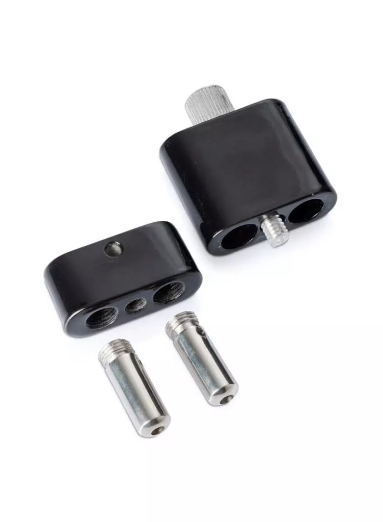 Poppers Inhaler Double Alu Black Screw
